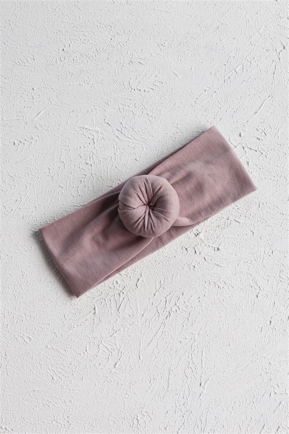 Leylak Renkli Bebek Donut Bandana