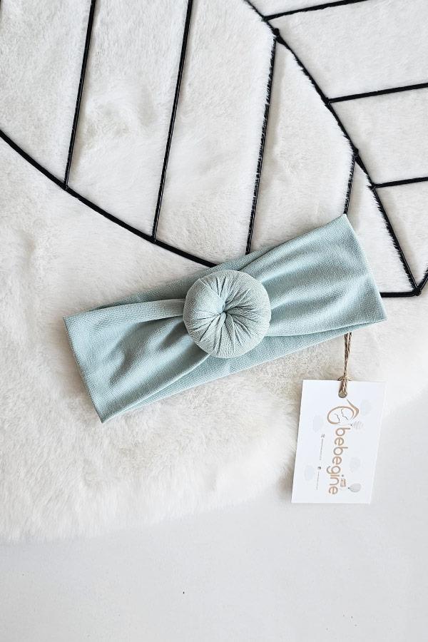 Mint Renkli Bebek Donut Bandana