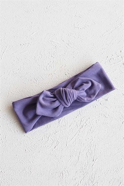 Mor Renkli Bebek Tavşan Kulak Bandana