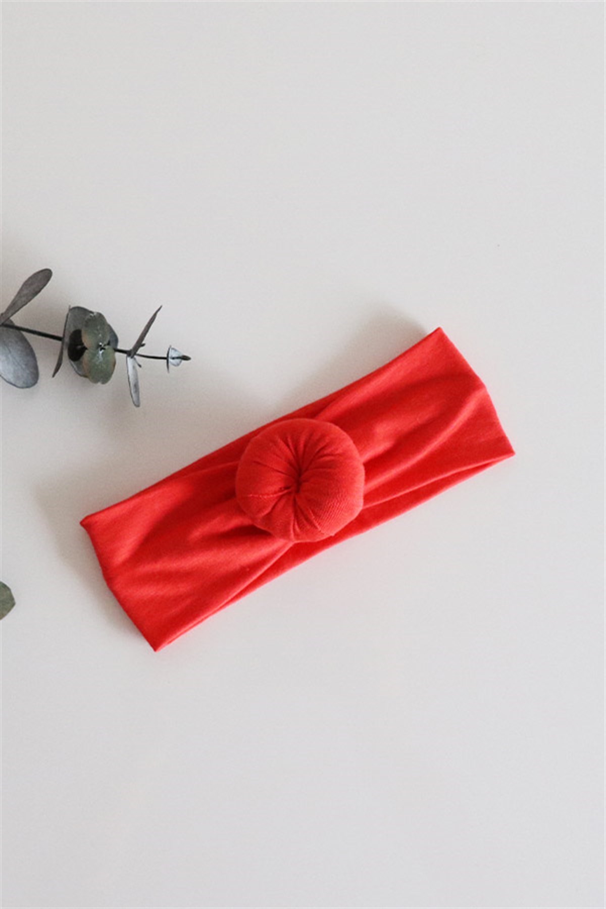 Nar Çiçeği Renkli Bebek Donut Bandana