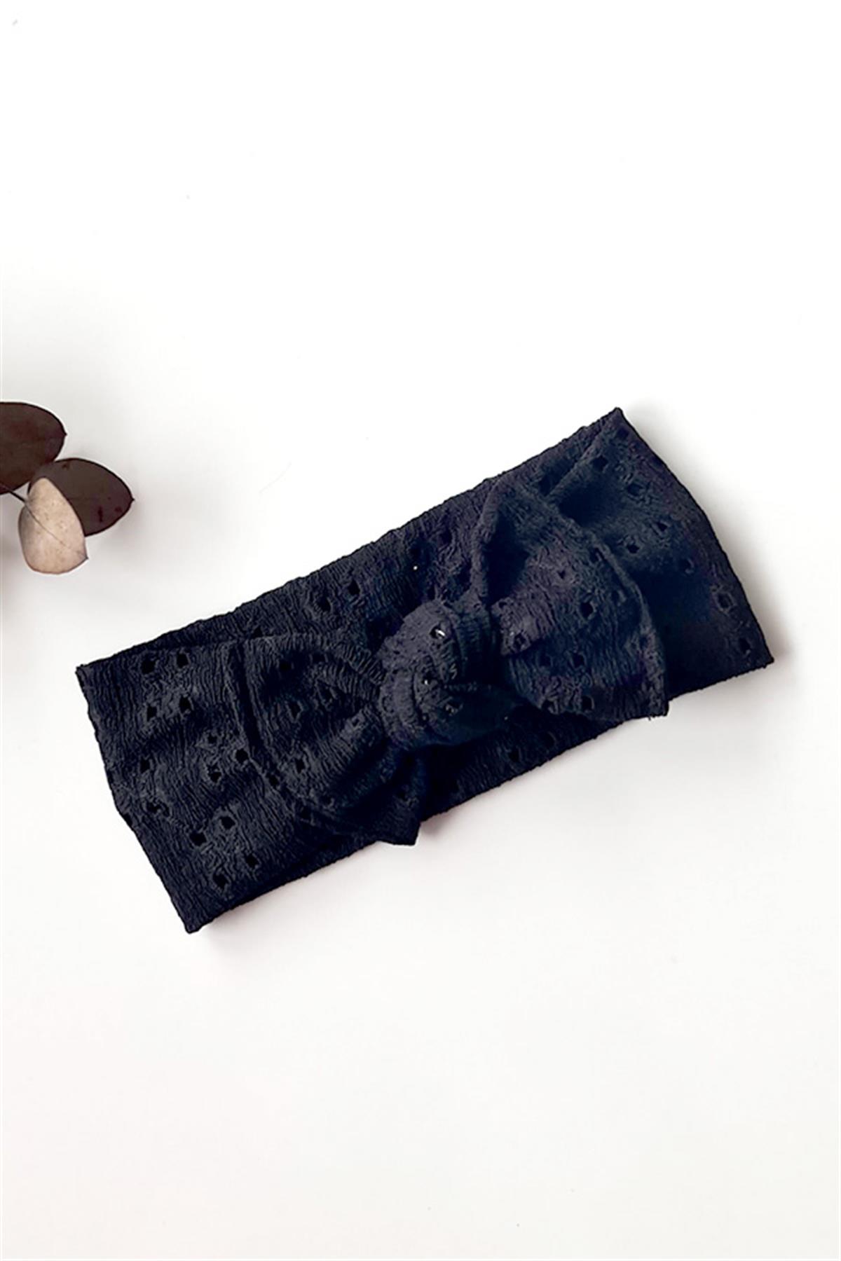 Siyah Renkli Bebek Fisto Bandana