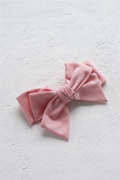 Soft Pembe Bebek Fiyonk Bandana