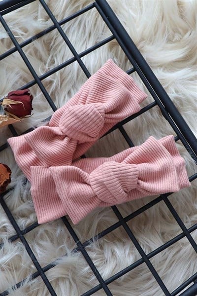 Soft Pudra Renkli Ribana Bandana
