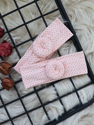 Yavruağzı Renkli Bebek Donut Bandana
