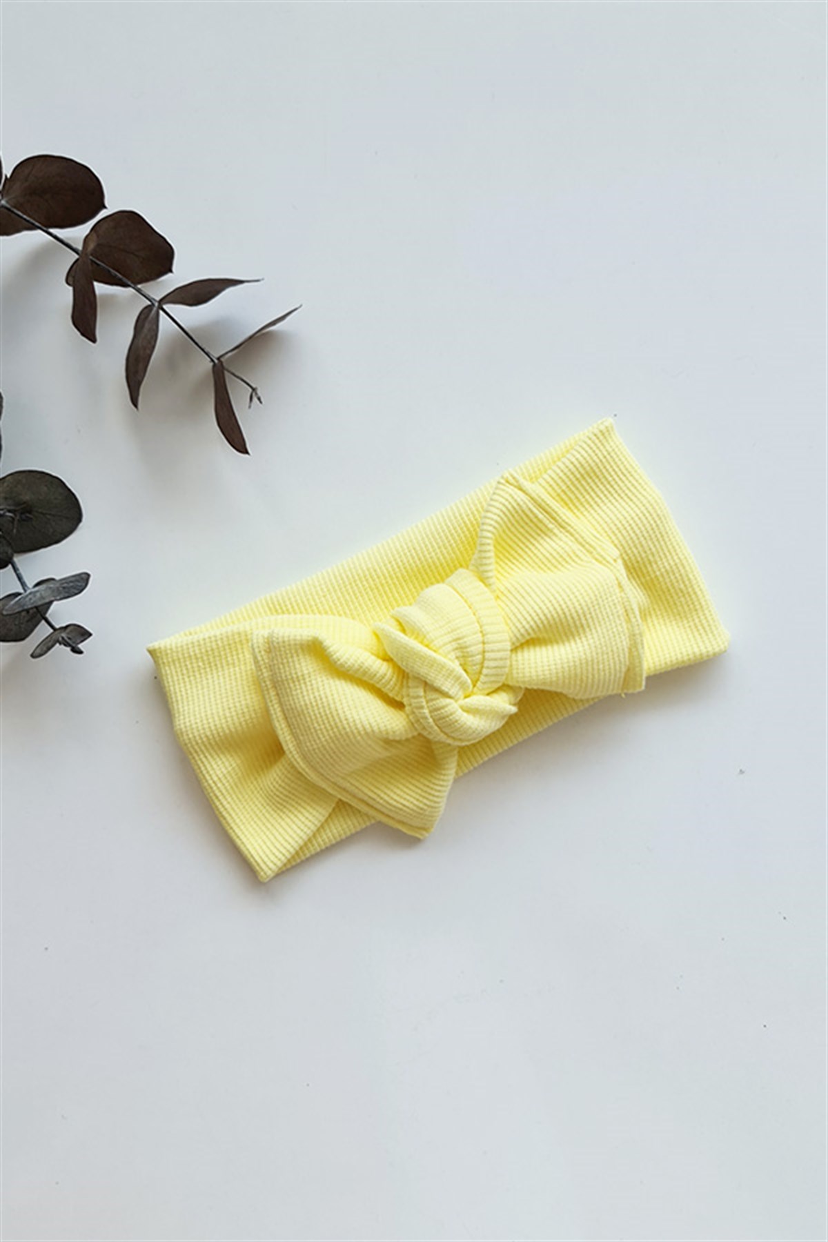 Yeni Sarı Renkli Ribana Bandana