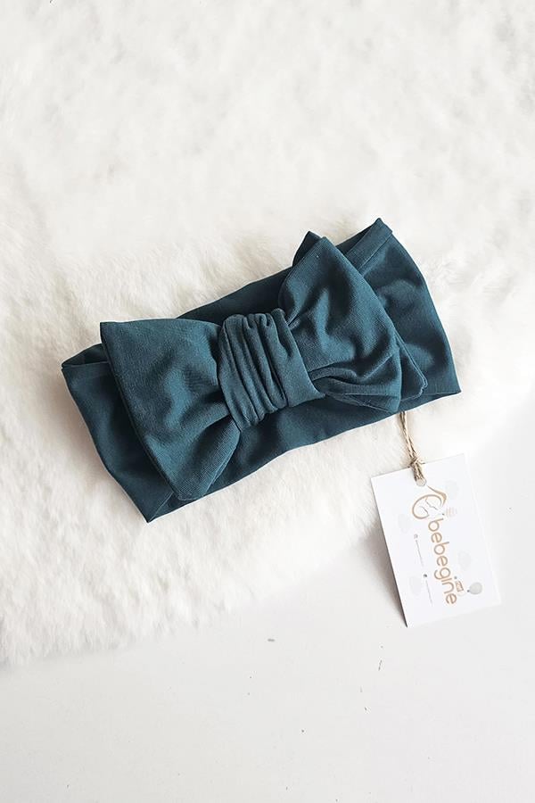 Zümrüt Renkli XXL Fiyonk Penye Bandana