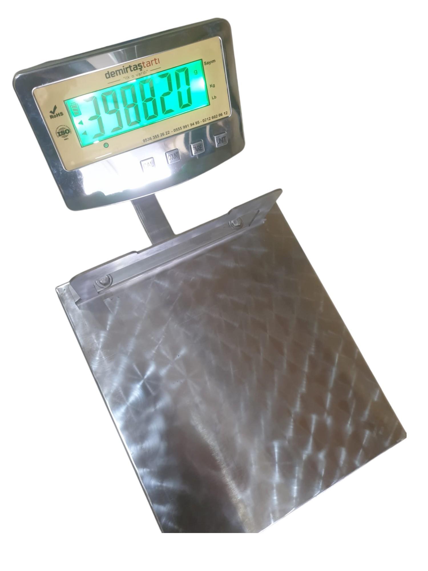 DEMİRTAŞ 150 Kg 35X40 Cm Paslanmaz Baskül