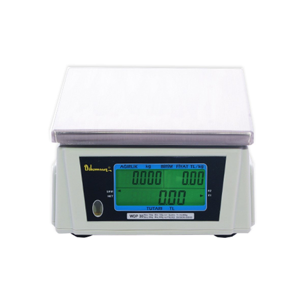 Dikomsan WDP  Fiyat Hesaplamalı Terazi |6 Kg |15 Kg |30 Kg|