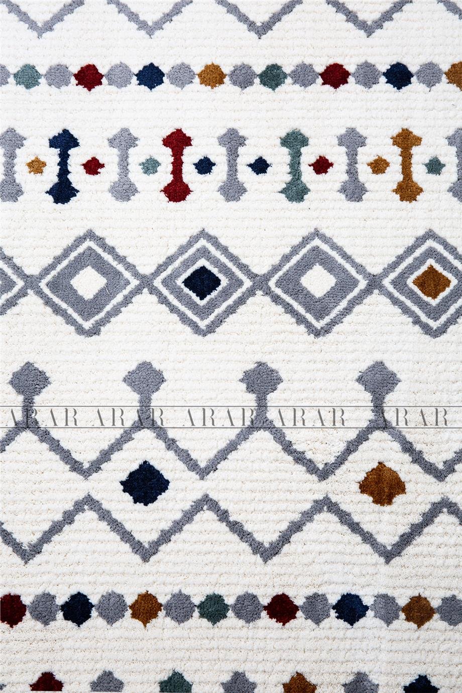 Bodrum 1002 Multi-bej Antitoz Dokuma Taban Yumusak Dokulu Makine Halısı