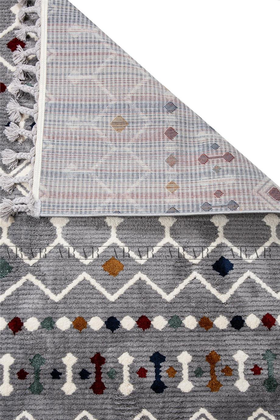 Bodrum 1002 Multi-Gri Antitoz Dokuma Taban Yumusak Dokulu Makine Halısı