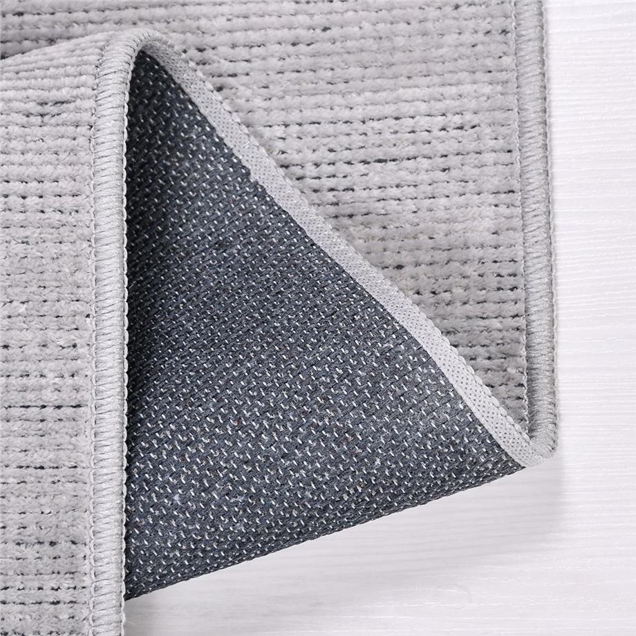 Flat 8205S Düz Desen Antitoz Dekoratif Halı - Flatt - GRİ - 80 X 150