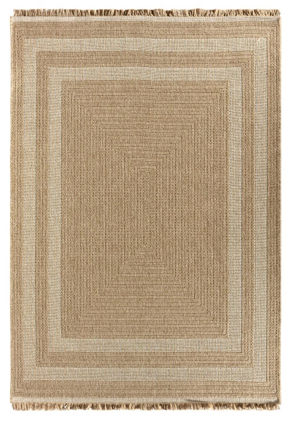 Sedir 668 Beyaz Jüt&Sisal Dokuma Tabanlı Antitoz Halı