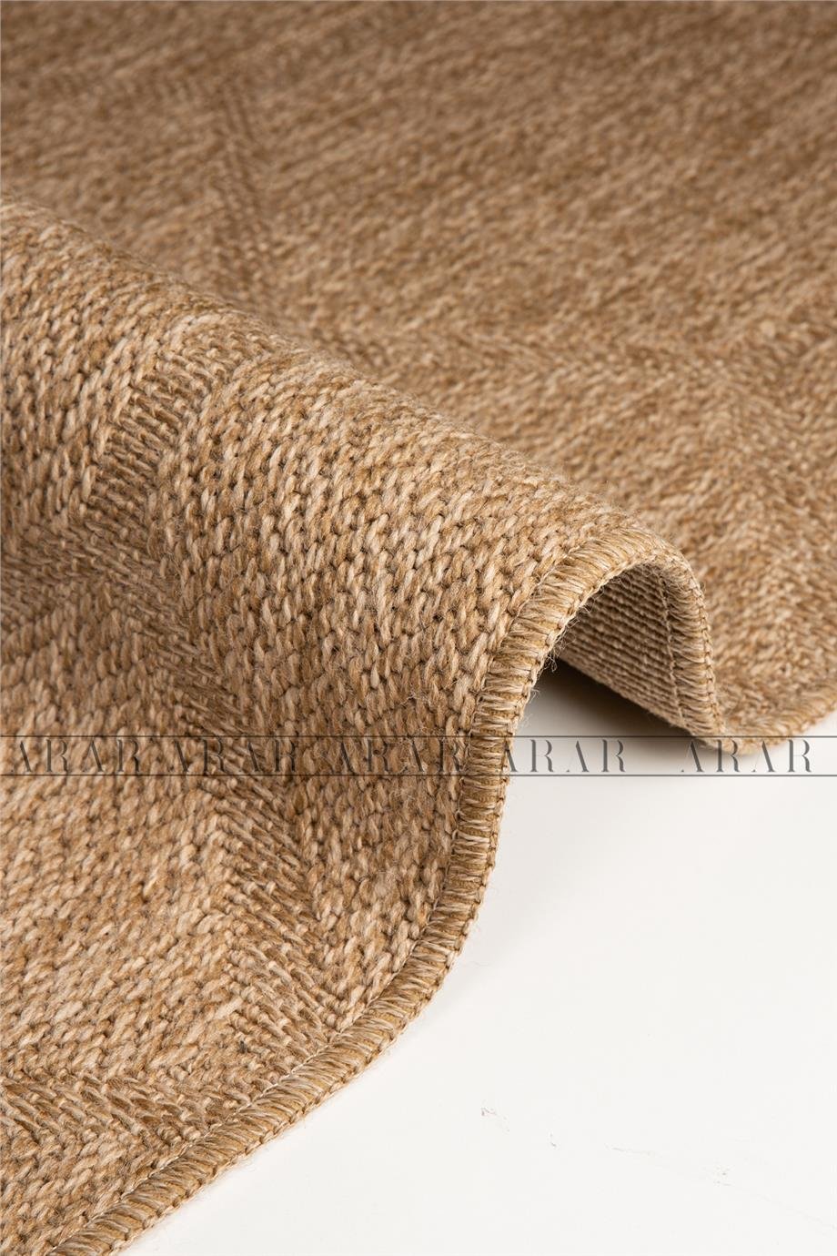 Sedir 669 Bej Jüt&Sisal Dokuma Tabanlı Antitoz Halı