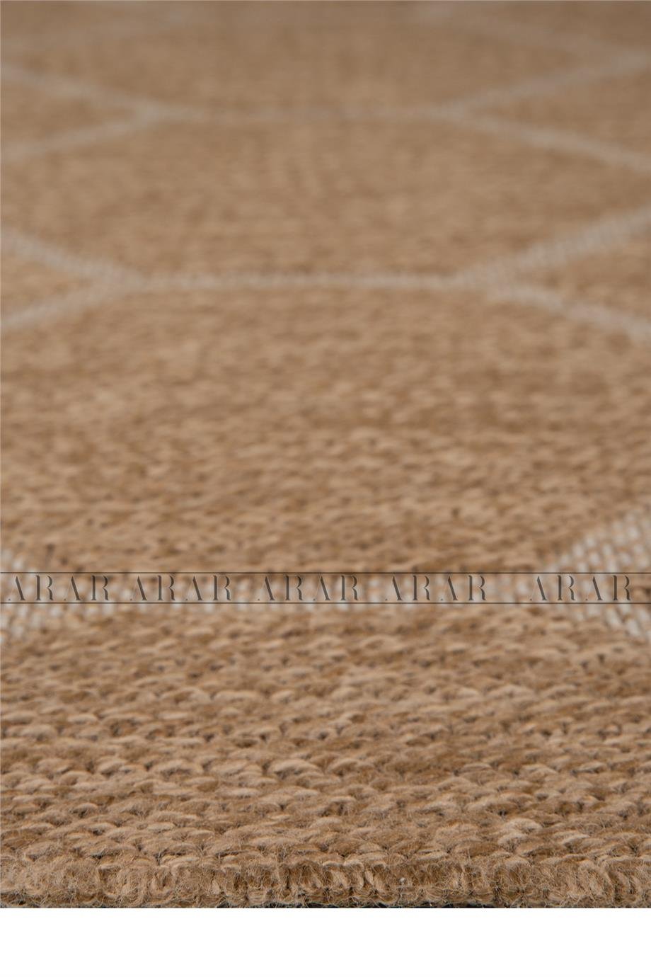 Sedir 669 Beyaz Jüt&Sisal Dokuma Tabanlı Antitoz Halı