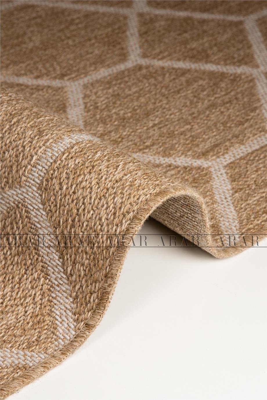 Sedir 669 Beyaz Jüt&Sisal Dokuma Tabanlı Antitoz Halı