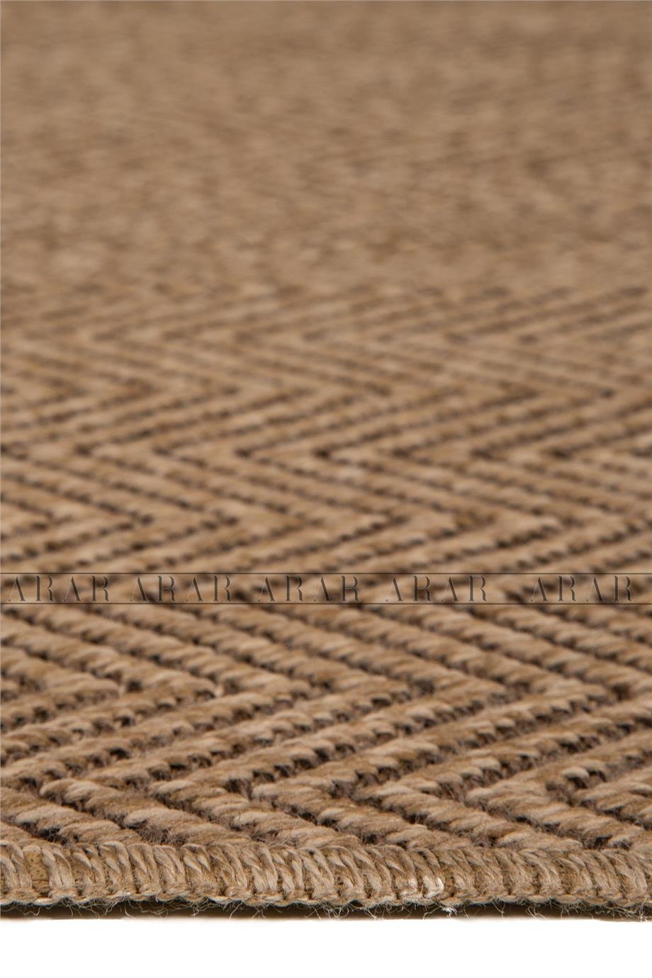 Sedir 671 Kahve Jüt&Sisal Dokuma Tabanlı Antitoz Halı