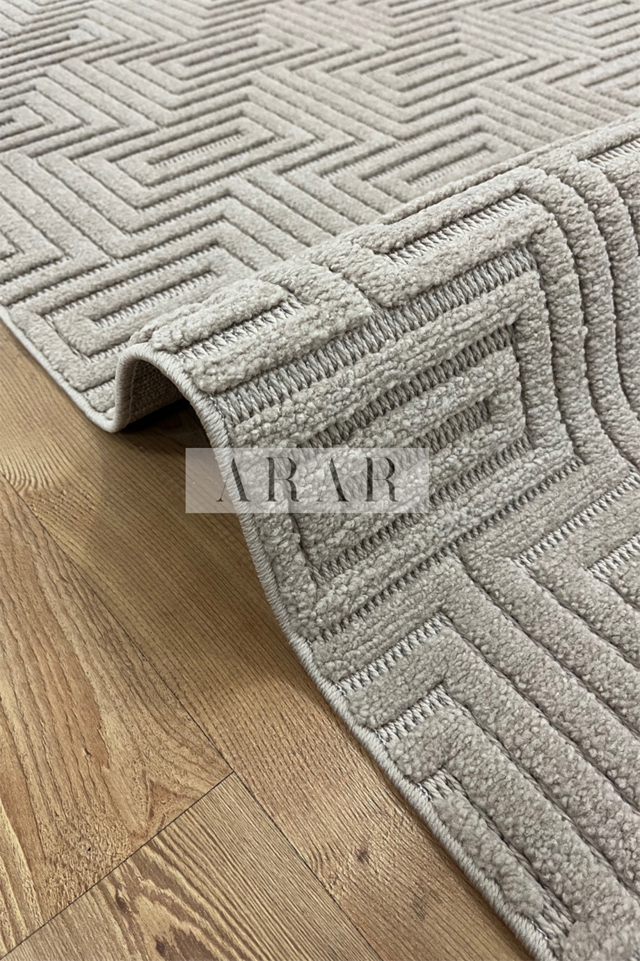 Side 1550-Vizon Dokuma Taban Antitoz İskandinav Desenli Halı