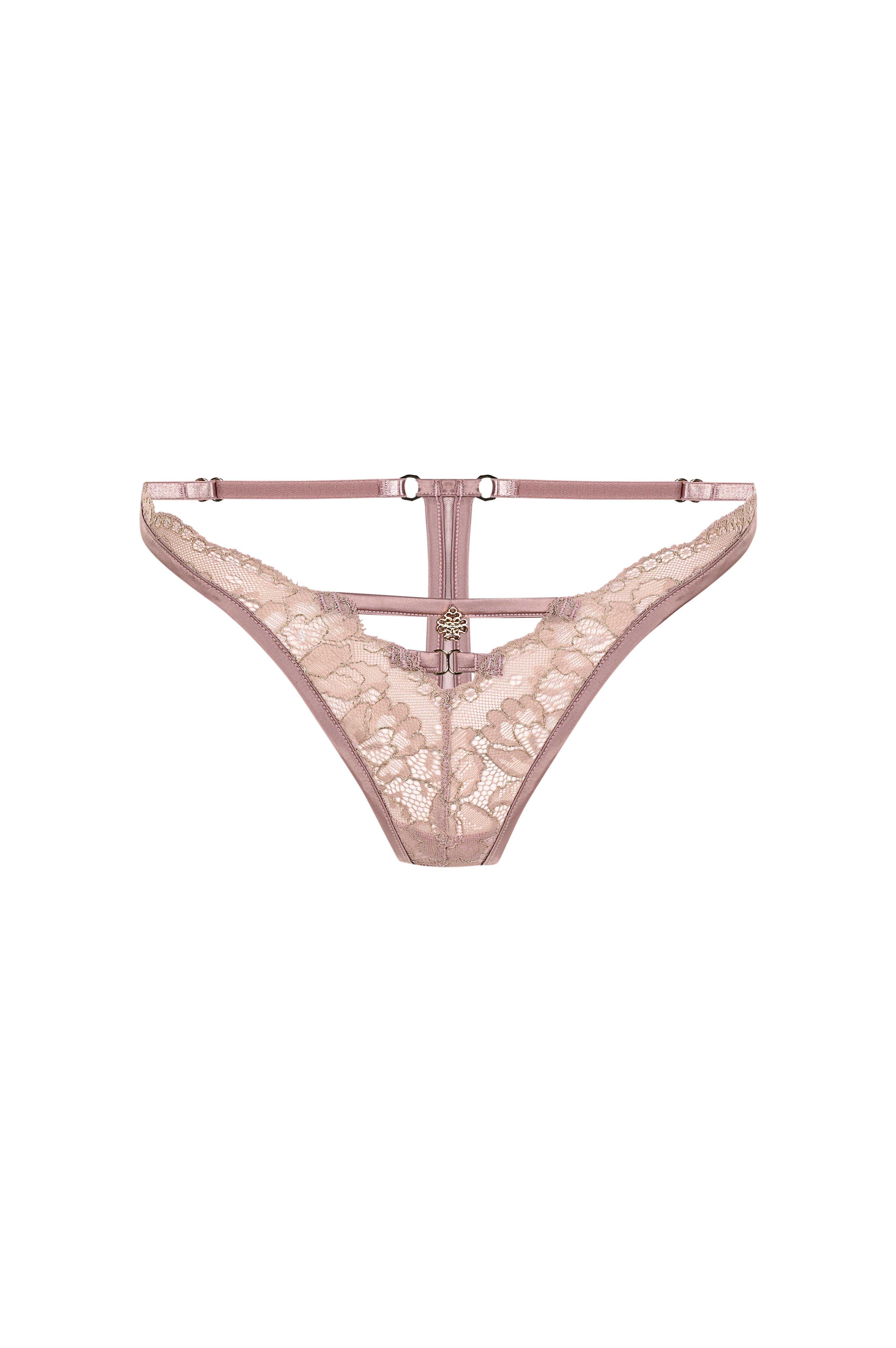 Brigette Gül Kurusu Dantelli Tanga