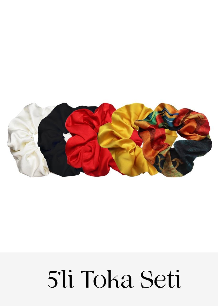 Chou Set 3 5'li Saten Toka Seti