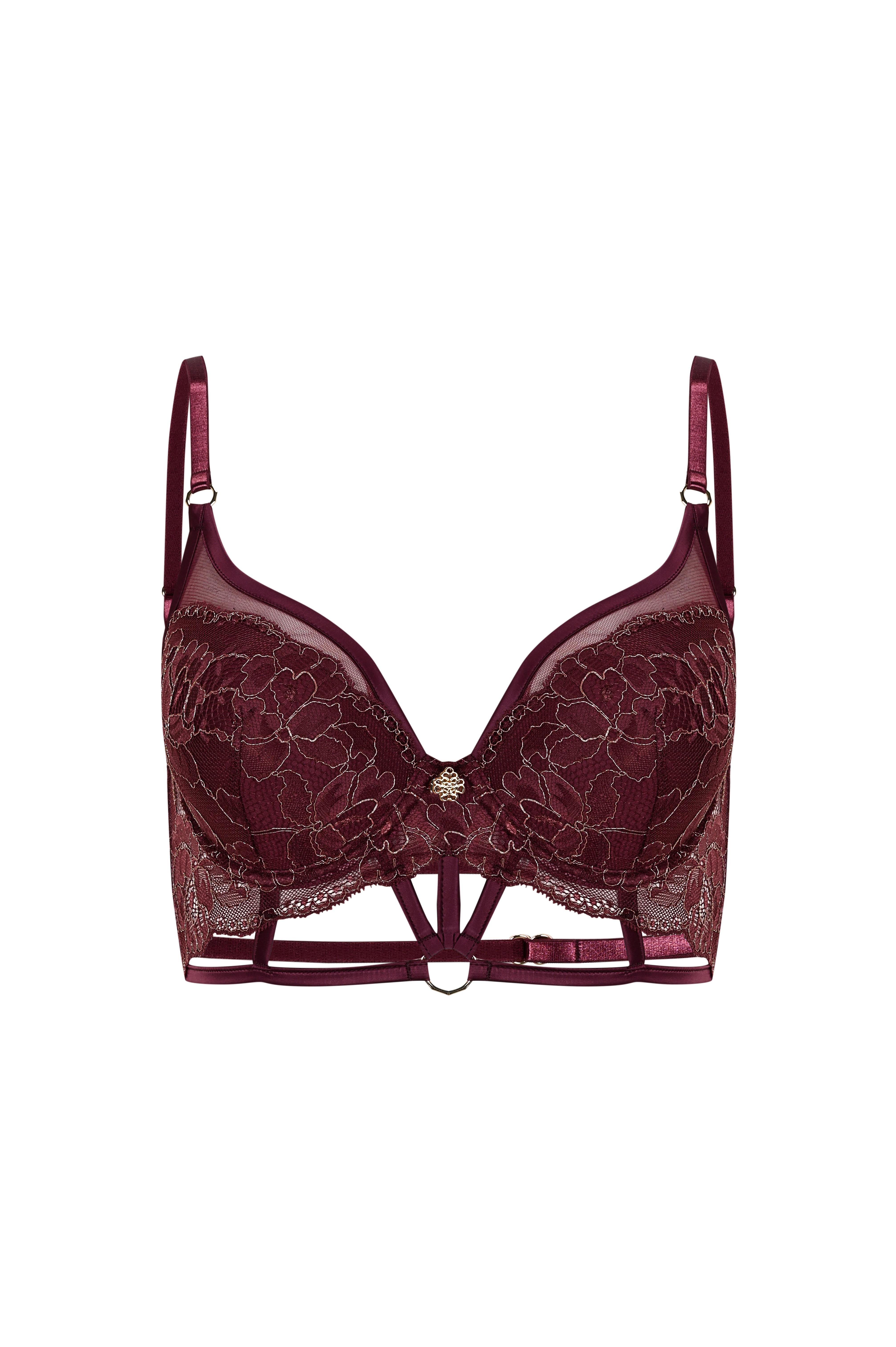 Karlotta Bordo Dantelli Push Up Sütyen