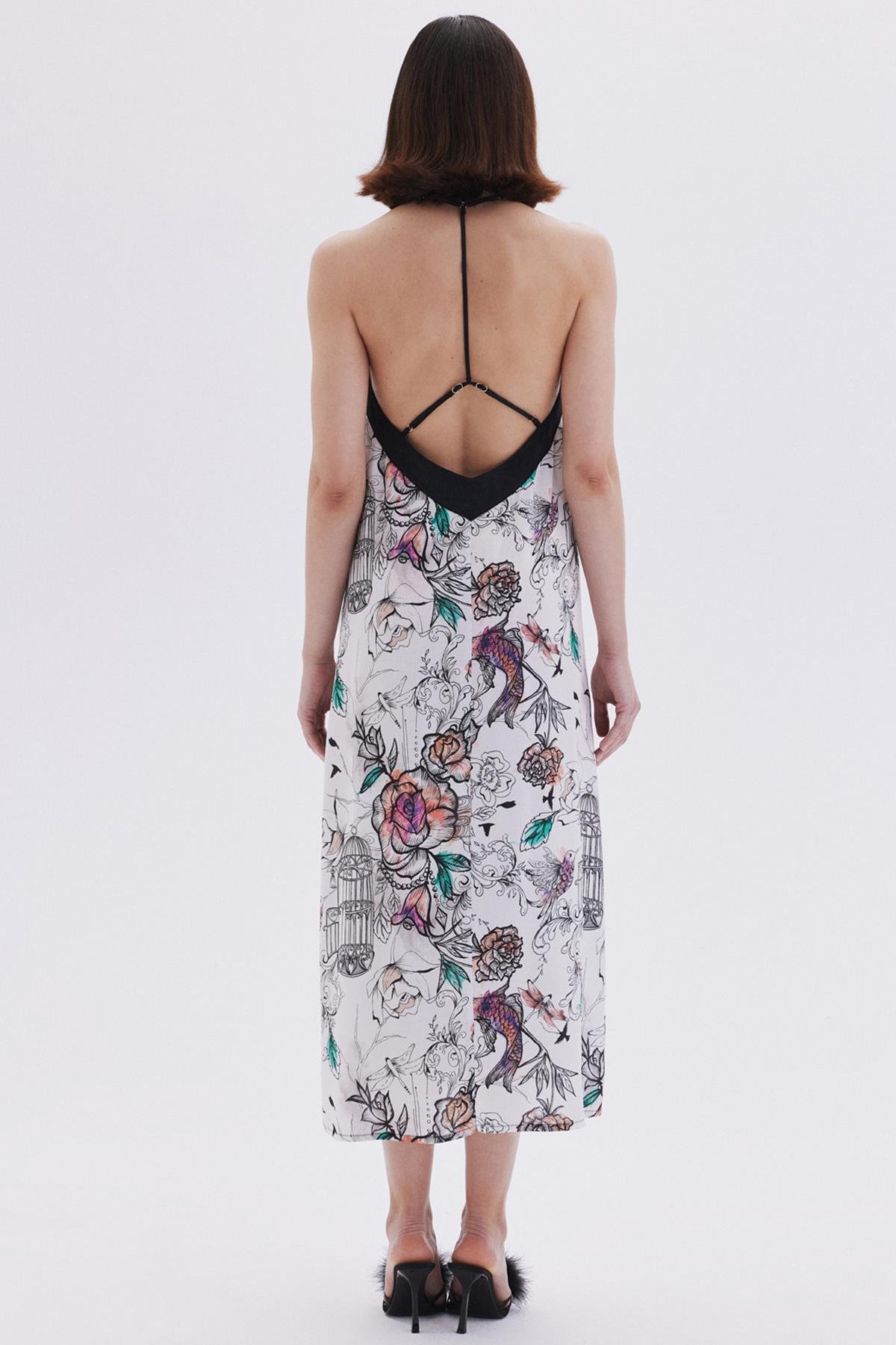 Maison Royale Saten Detaylı Viskon Kısa Gecelik