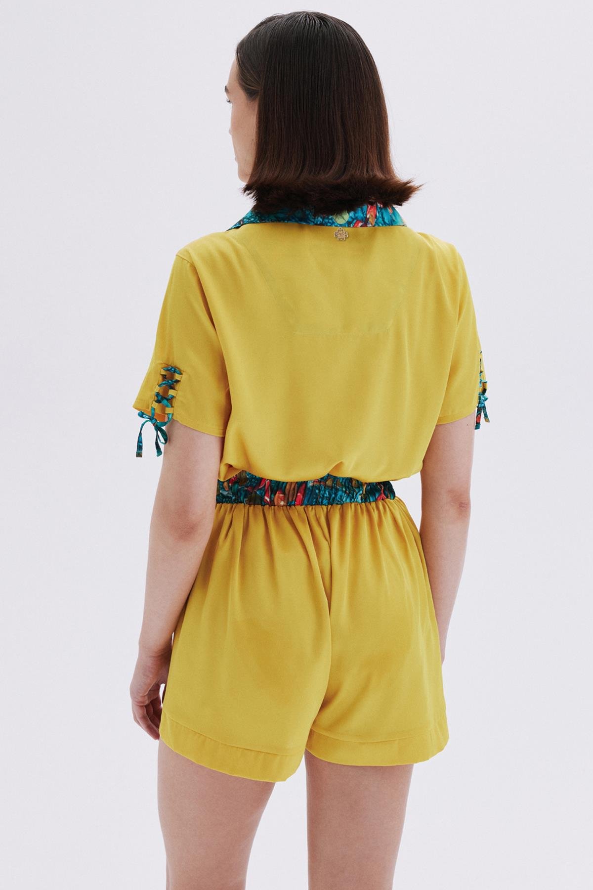 Monte's Bond Hardal Saten Kısa Pijama Takımı