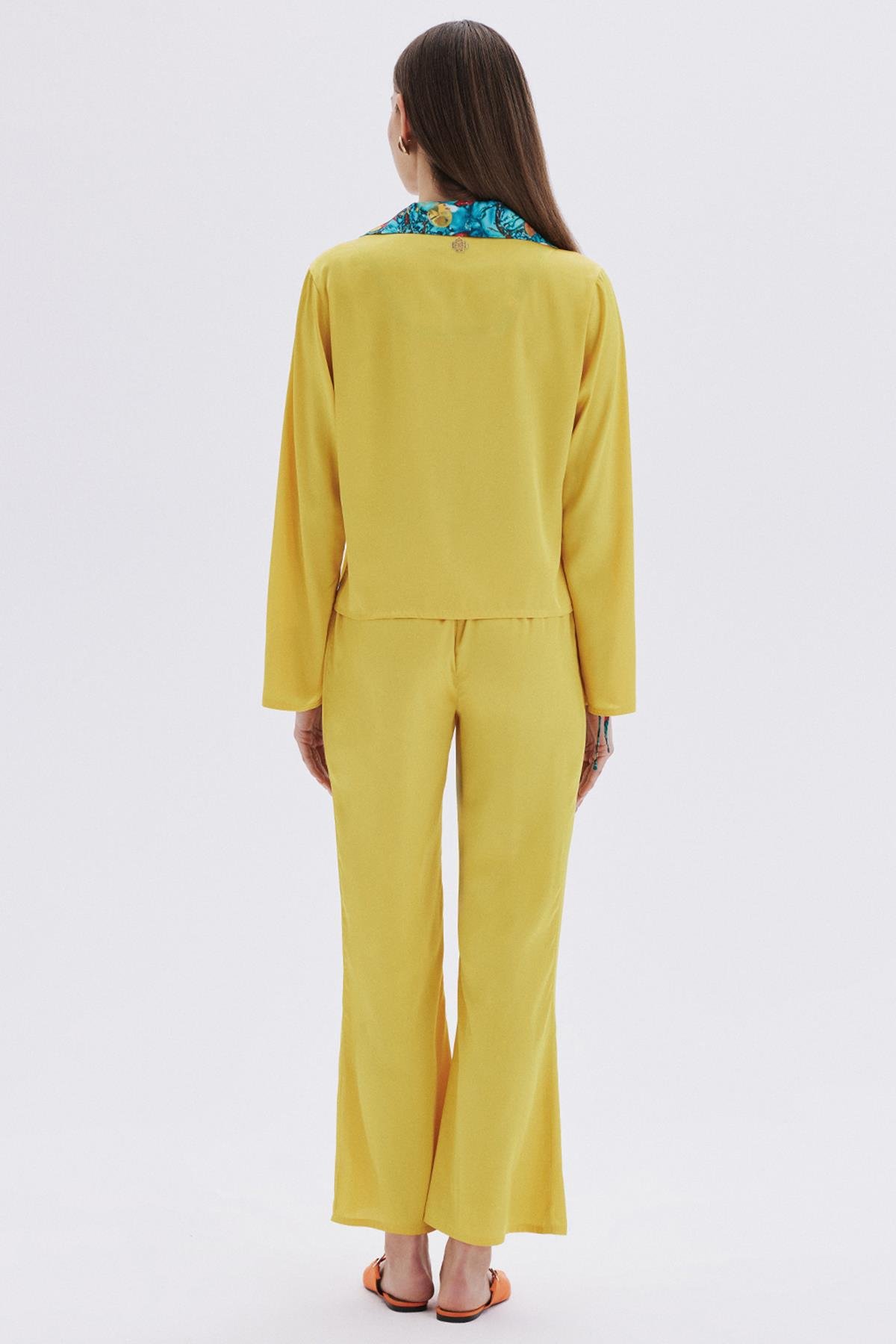 Monte's Bond Hardal Saten Uzun Pijama Takımı