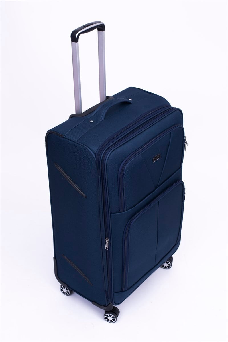 KR  1010 LACİVERT  3 BOY VALİZ SETİ