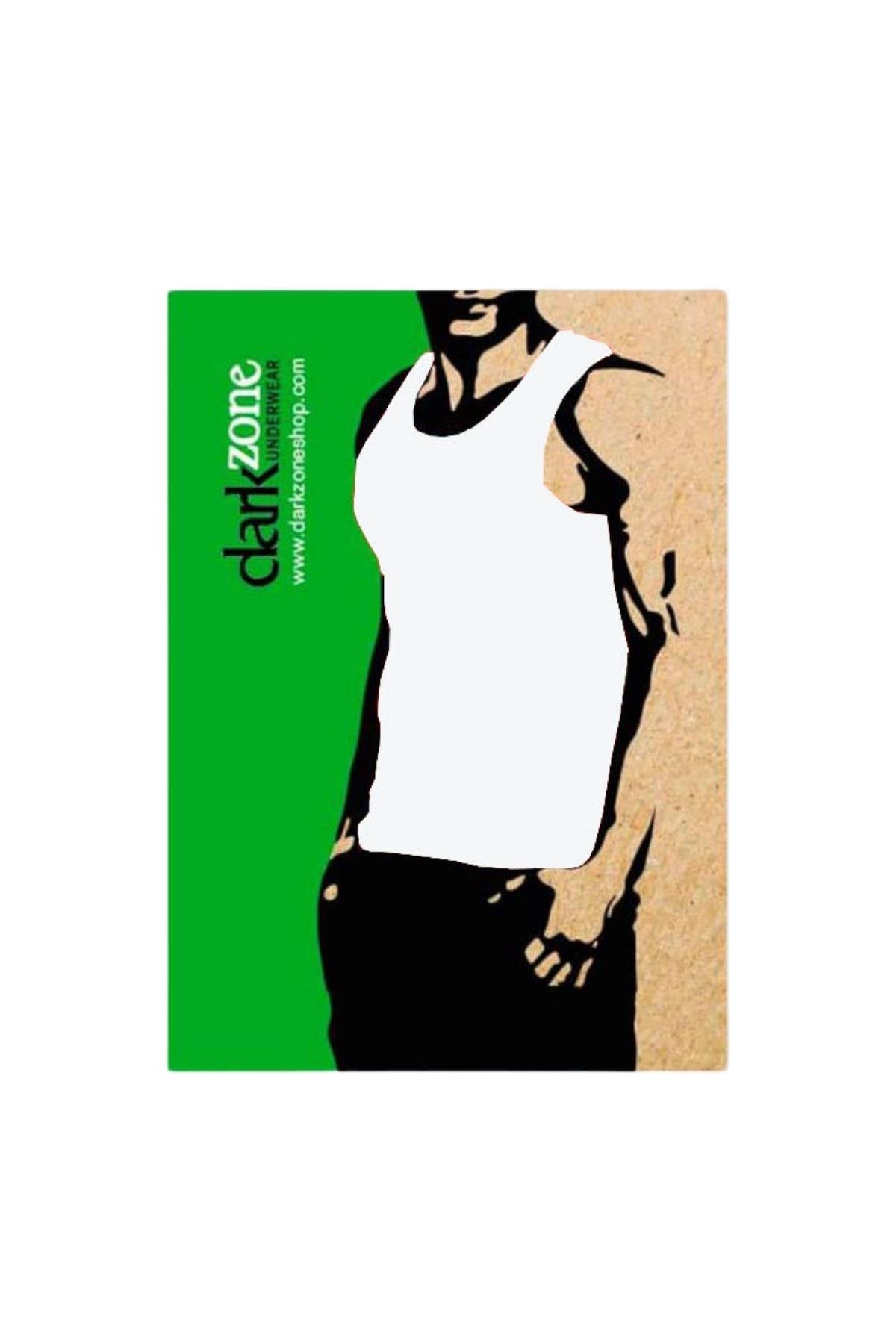 Beyaz Pamuklu Erkek Atlet - DZN7202