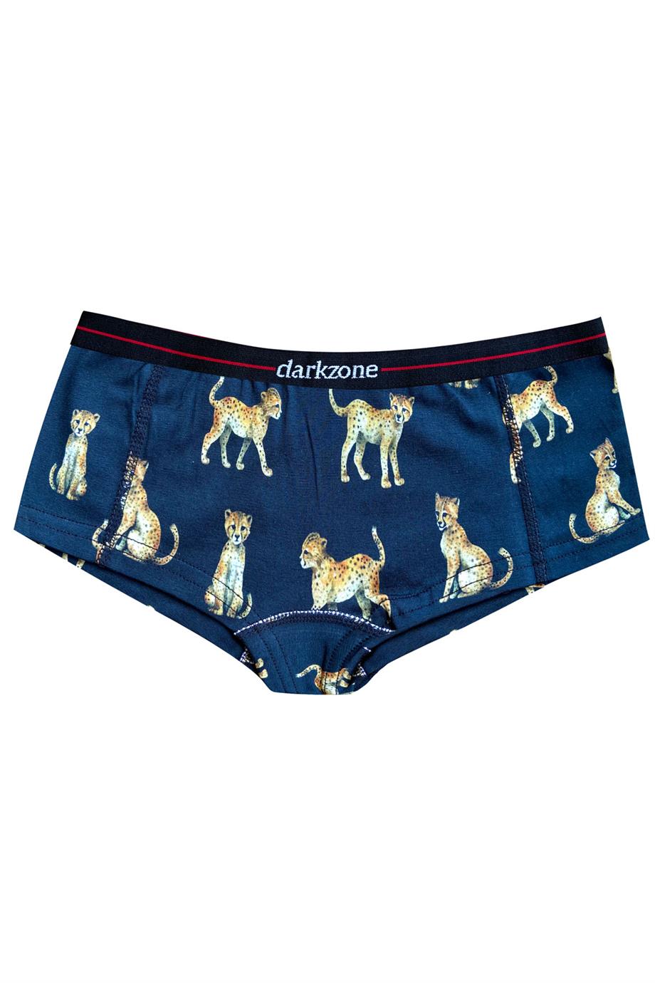 Dijital Baskılı Kaplan Desenli Kadın Boxer - DZBYN0011