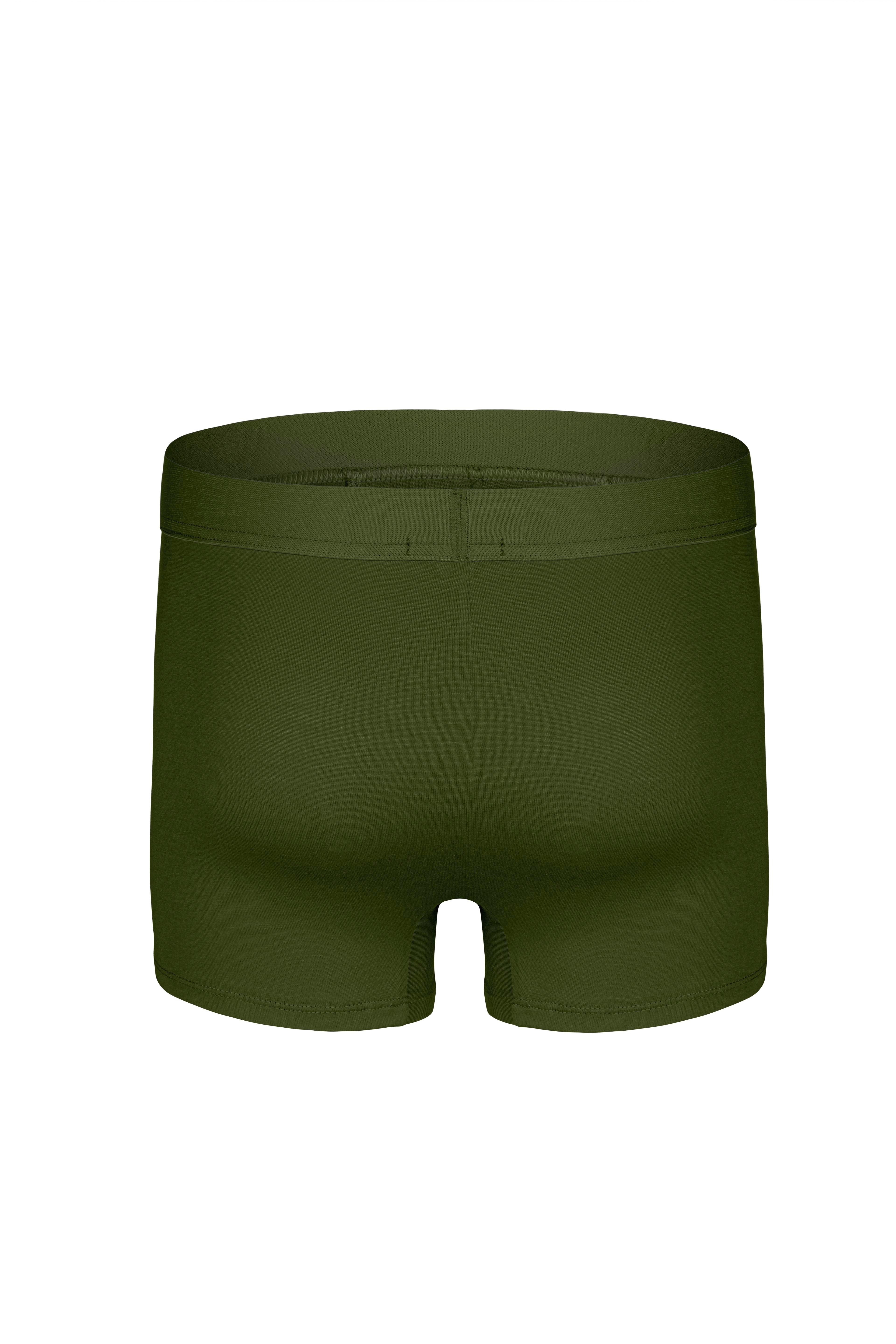 Erkek Haki Organik Pamuk Boxer - DZN2158