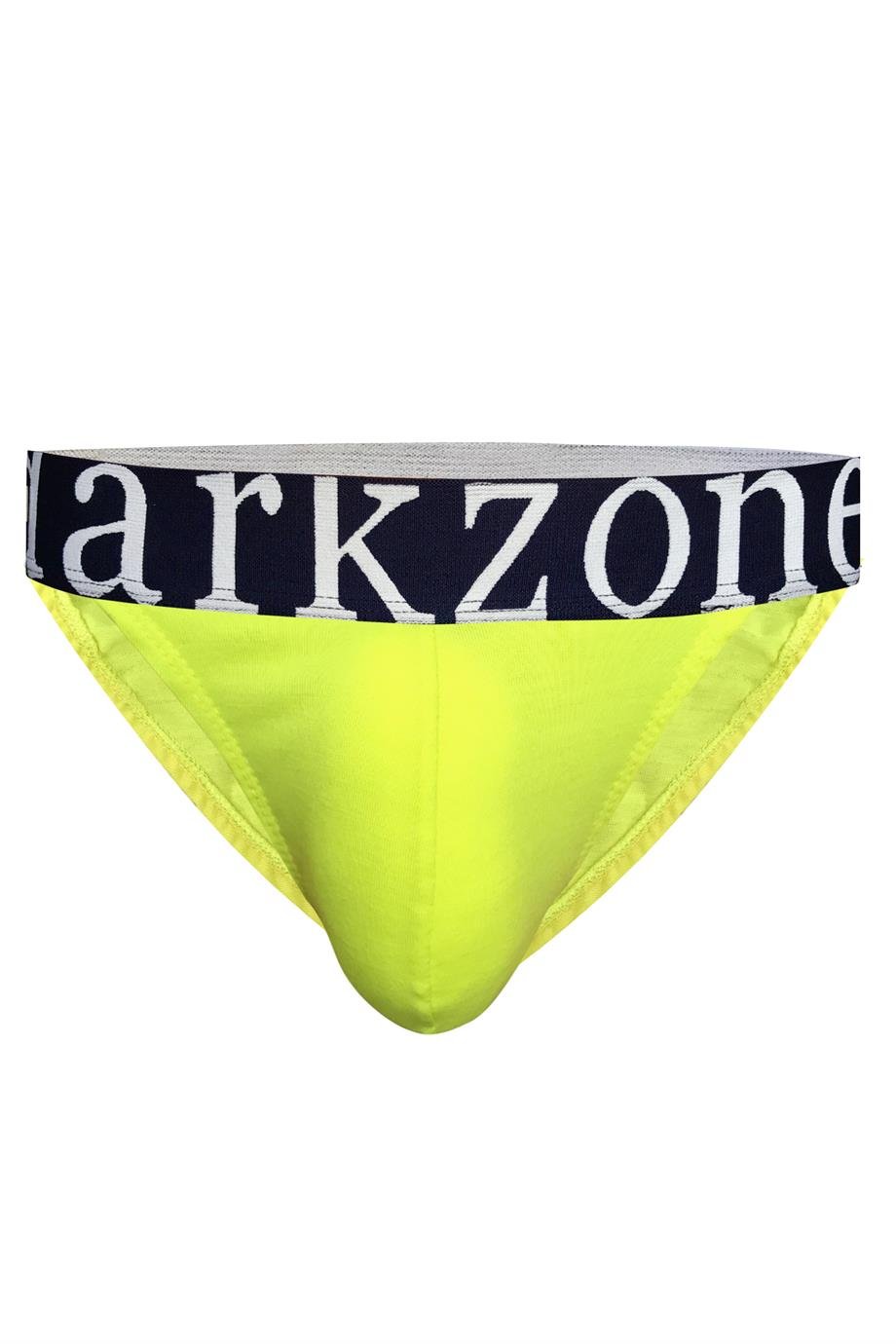 Geniş Lastikli Neon Sarı Erkek Slip Külot  - DZN6185