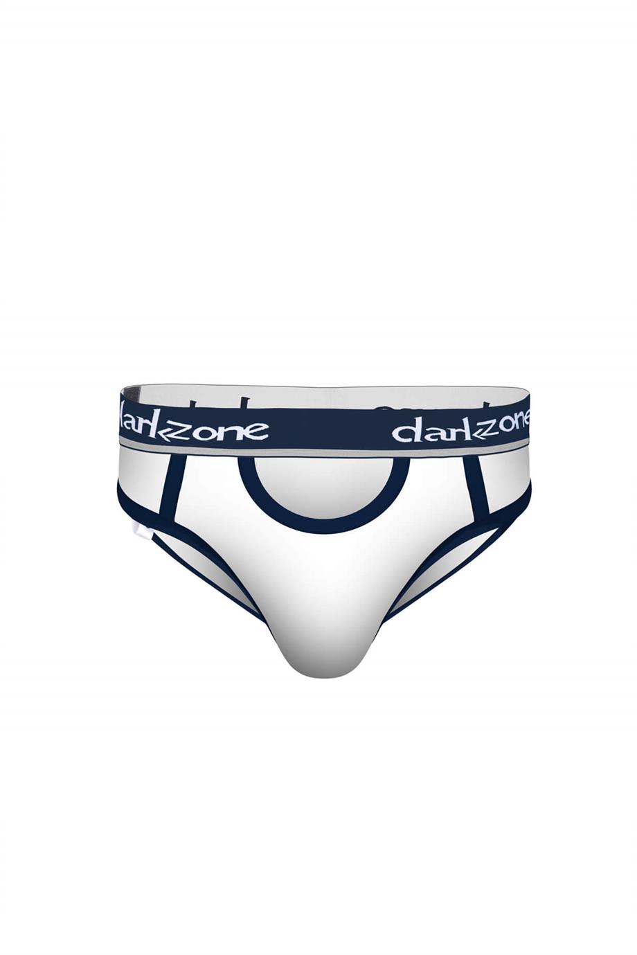 Önü Açık Beyaz Erkek Slip - DZN6252