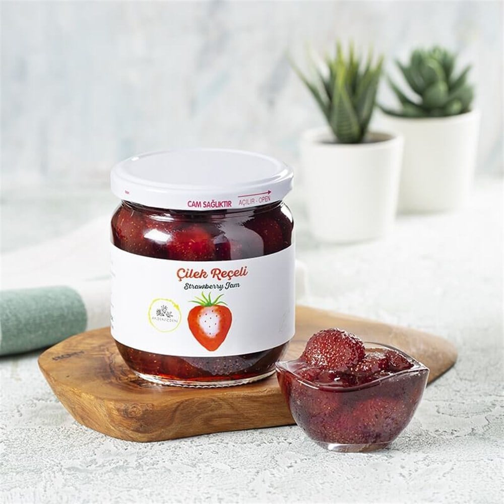 ÇİLEK REÇELİ - 600 GR