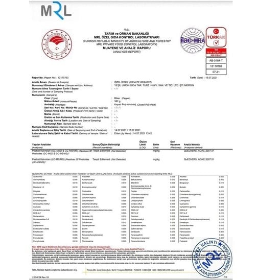TATLI KIRMIZI SİVRİ BİBER -500G