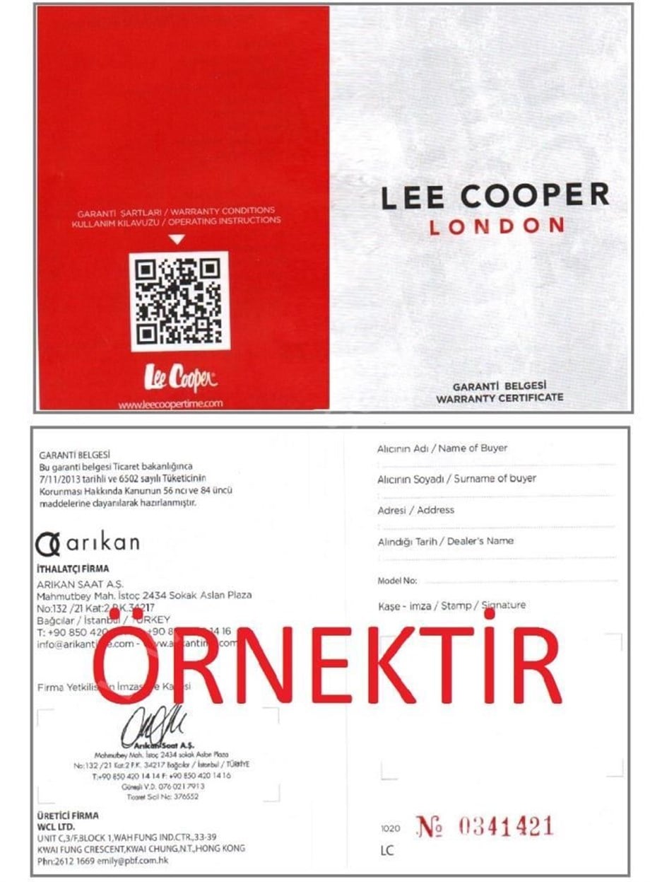 Lee Cooper LC07374.350-NM Erkek Kol Saati
