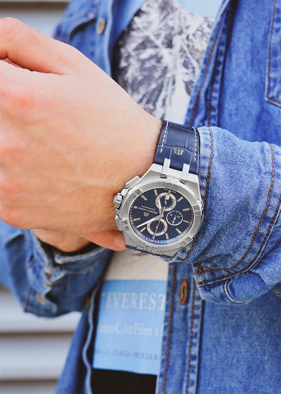 Maurice Lacroix ML-AI1018SS001430-1 Erkek Kol Saati AI1018SS0014301