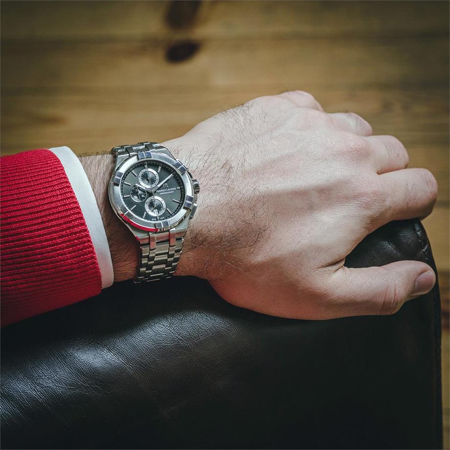 Maurice Lacroix ML-AI1018SS002330-1 Erkek Kol Saati