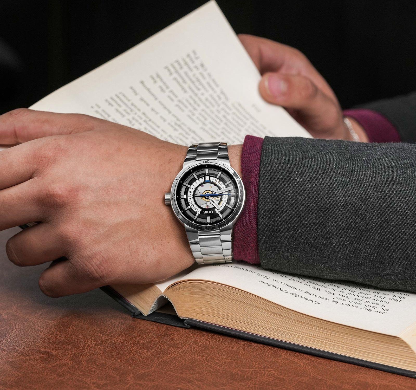 Oris TT1 Engine Date 01 733 7752 4124-07 8 24 08 Erkek Kol Saati