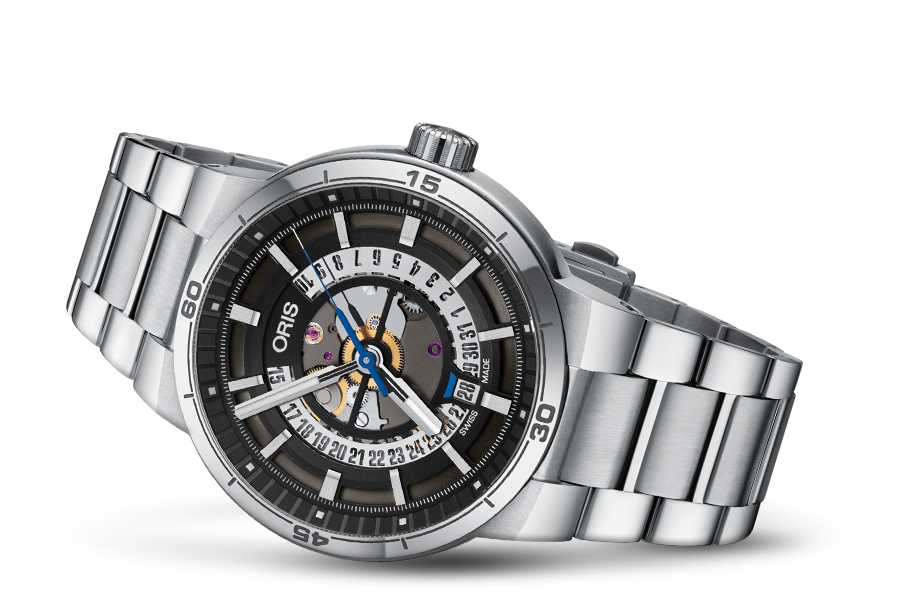 Oris TT1 Engine Date 01 733 7752 4124-07 8 24 08 Erkek Kol Saati