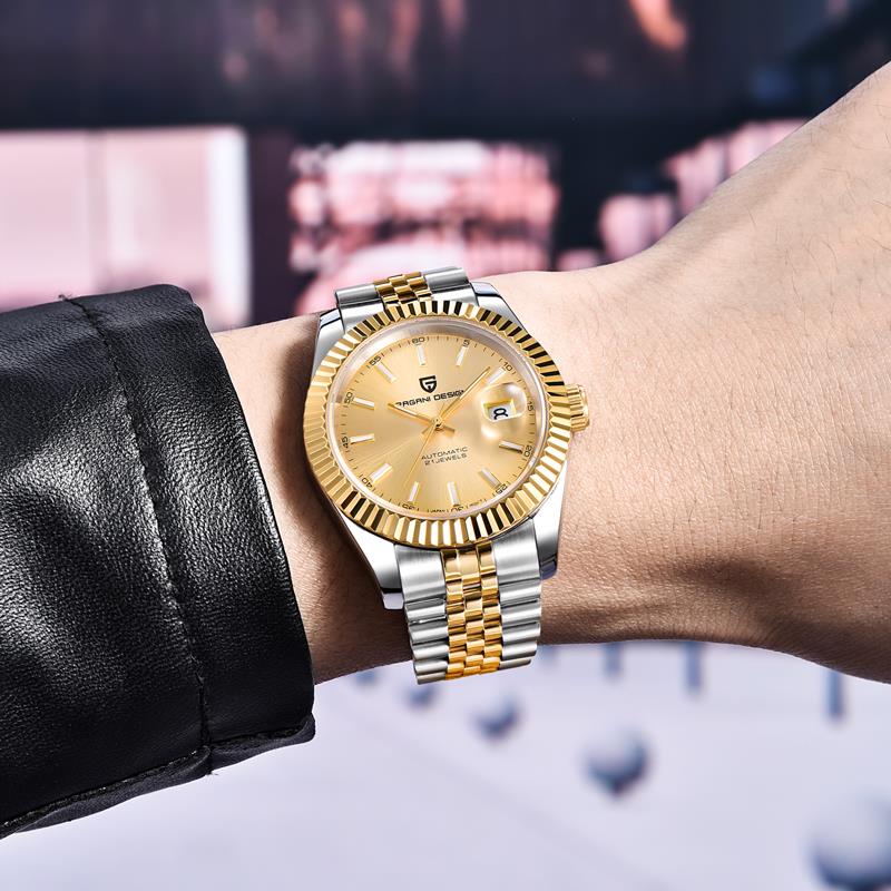 Pagani Design PD-1645-1 Datejust Otomatik Erkek Kol Saati