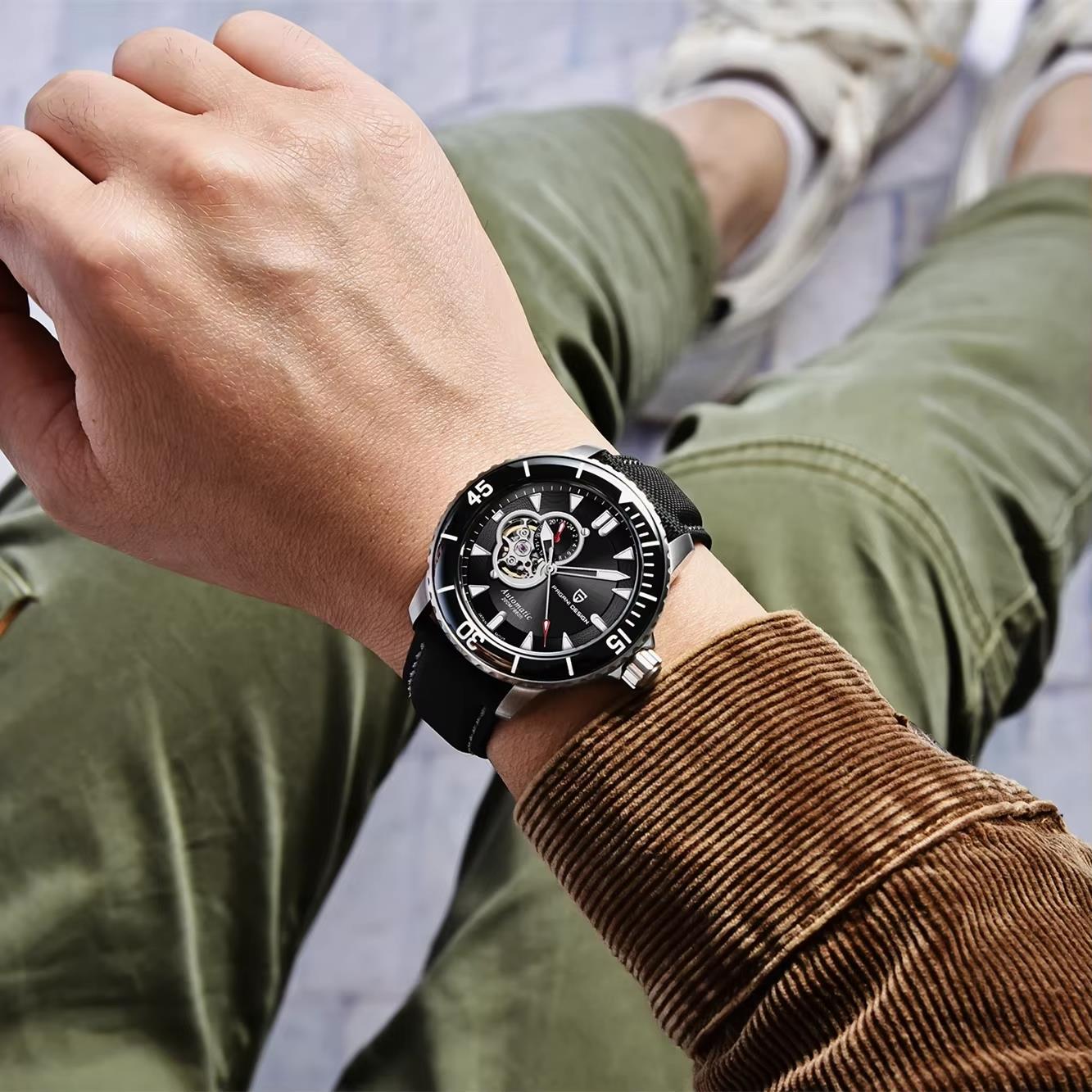 Pagani Design PD-1674-4 Tourbillon NH39 Otomatik Erkek Kol Saati