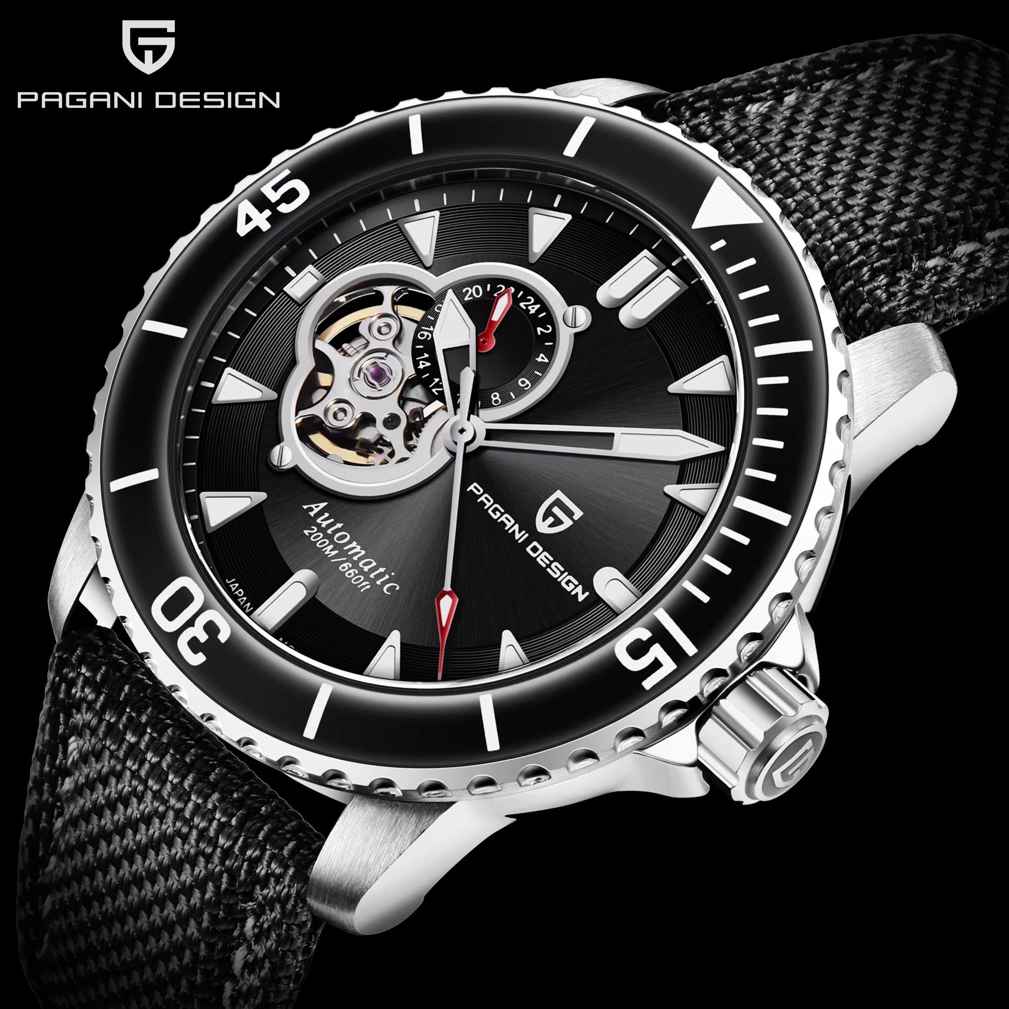 Pagani Design PD-1674-4 Tourbillon NH39 Otomatik Erkek Kol Saati