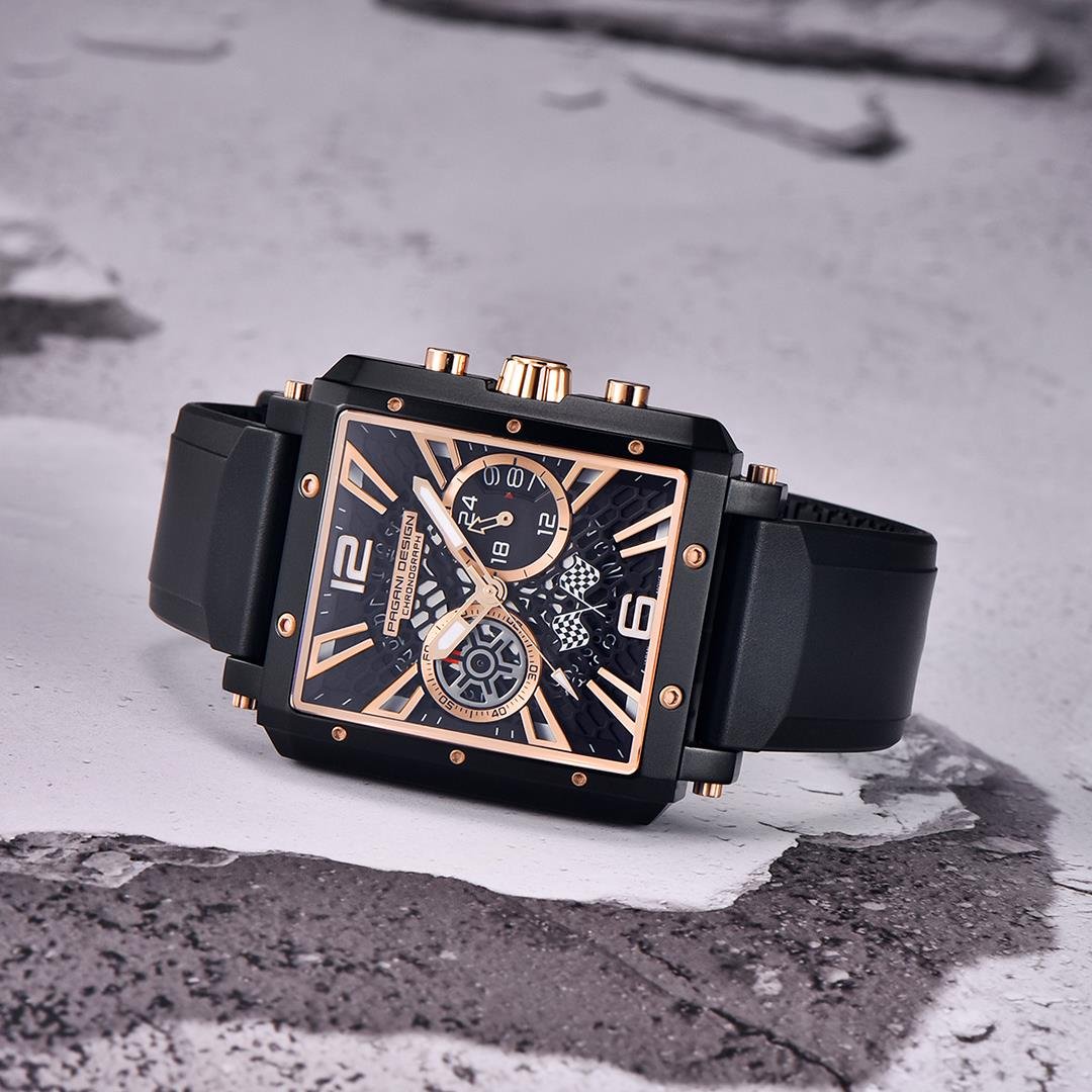 Pagani Design PD-1725-4 Japan VK64 Cronograph Erkek Kol Saati