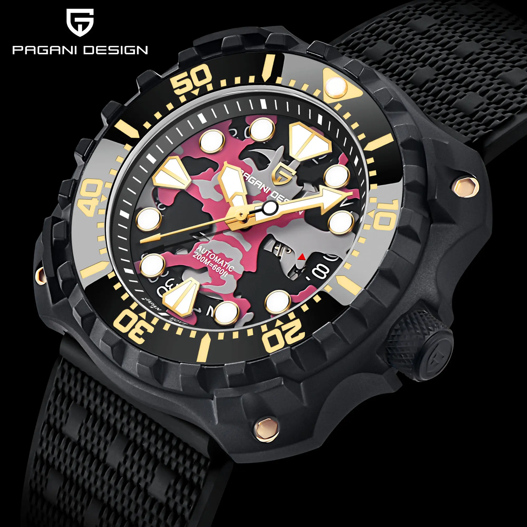 Pagani Design PD-YN009-2 Military NH35 Otomatik Erkek Kol Saati