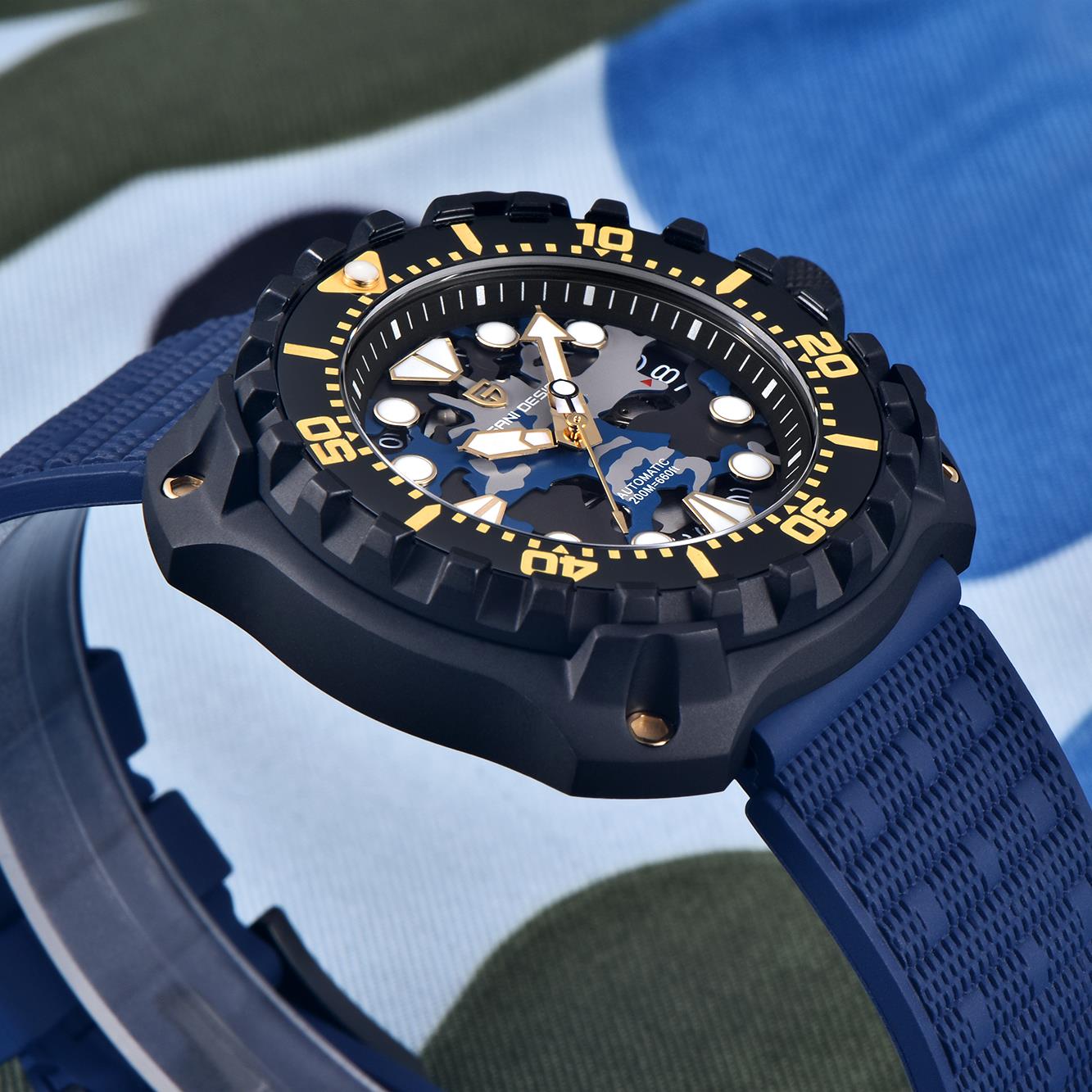 Pagani Design PD-YN009-3 Military NH35 Otomatik Erkek Kol Saati