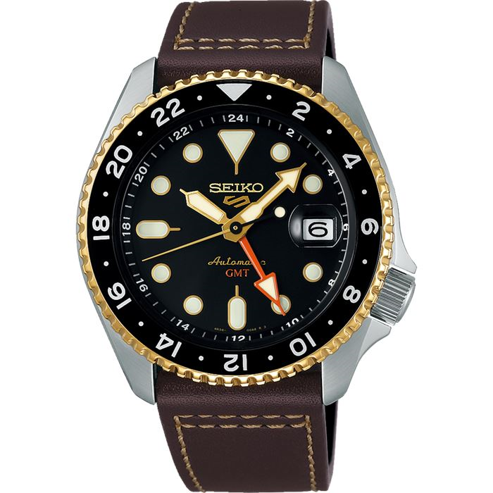 Seiko 5 Sports Otomatik GMT SSK036K Erkek Kol Saati SSK036K1