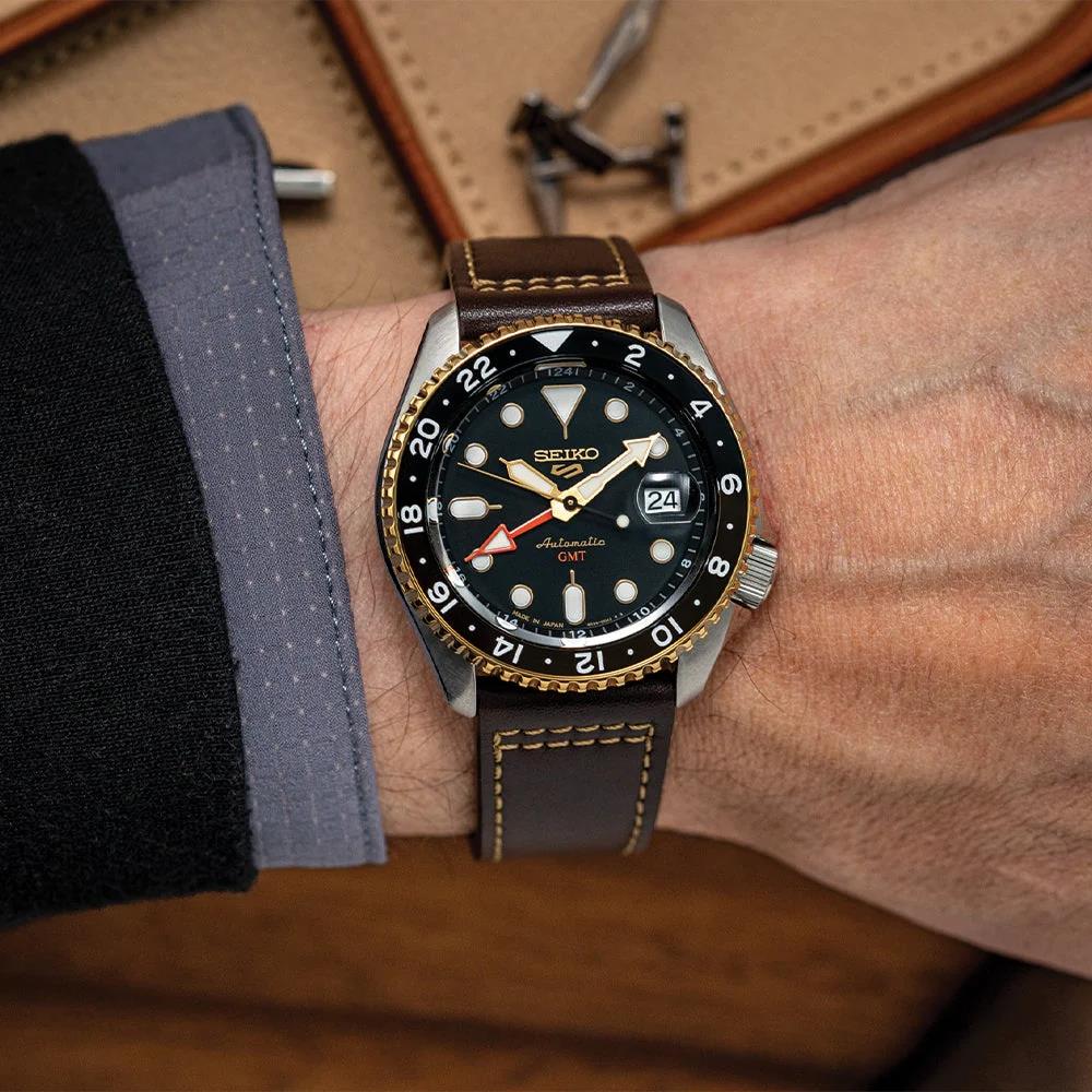 Seiko 5 Sports Otomatik GMT SSK036K Erkek Kol Saati SSK036K1