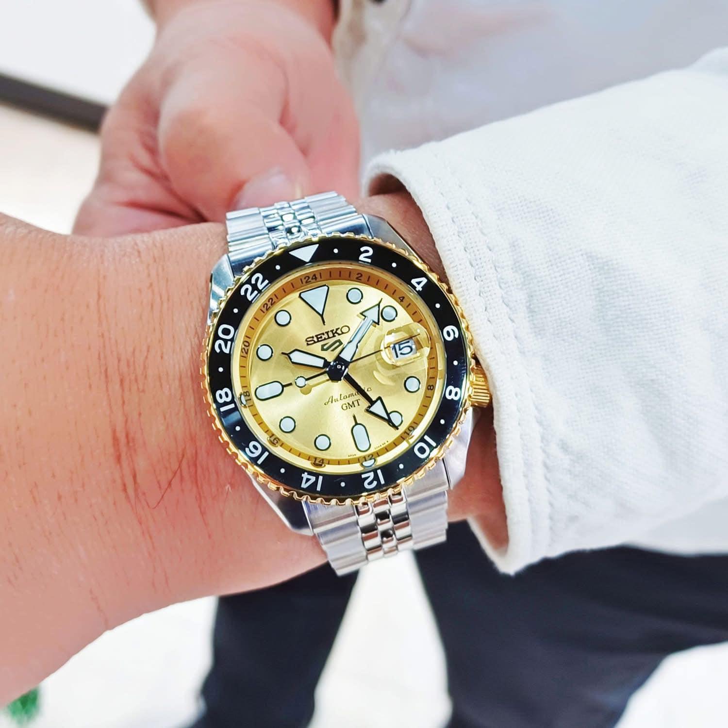 Seiko 5 Sports Otomatik GMT SSK044K Erkek Kol Saati SSK044K1