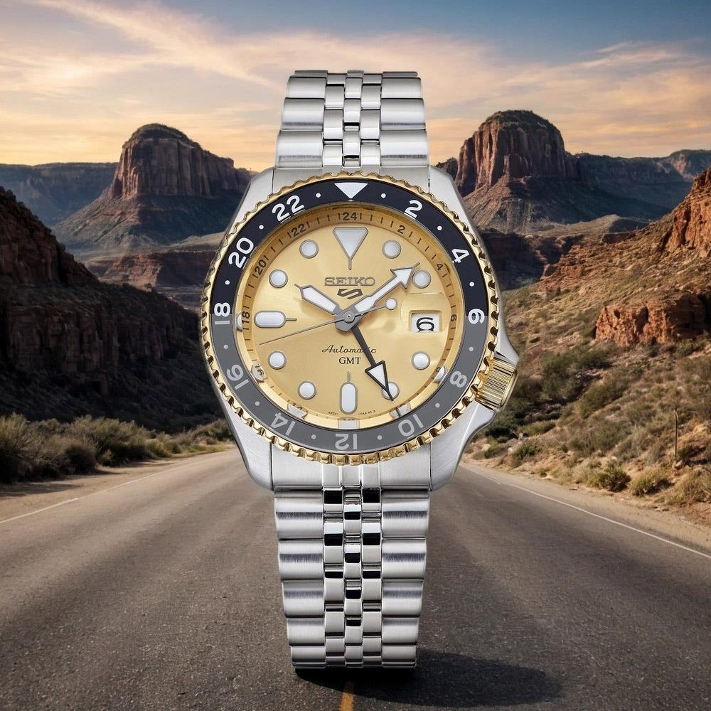Seiko 5 Sports Otomatik GMT SSK044K Erkek Kol Saati SSK044K1